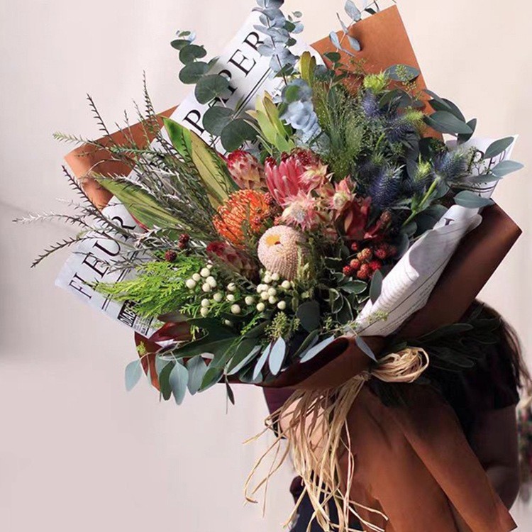 欧雅纸复古英文防水包花纸新品跨境爆品