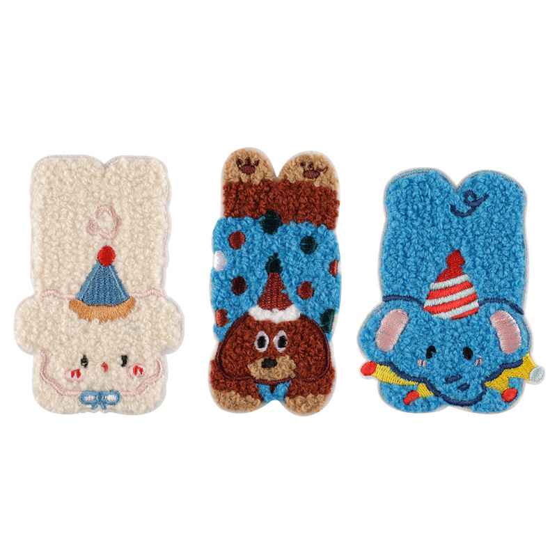 Embroidered logo embroidery patch chenille patch cartoon animal phone case accessories accessories towel embroidered cloth sticker Embroidered logo embroidery patch chenille patch cartoon animal phone case accessories accessories towel embroidered cloth sticker