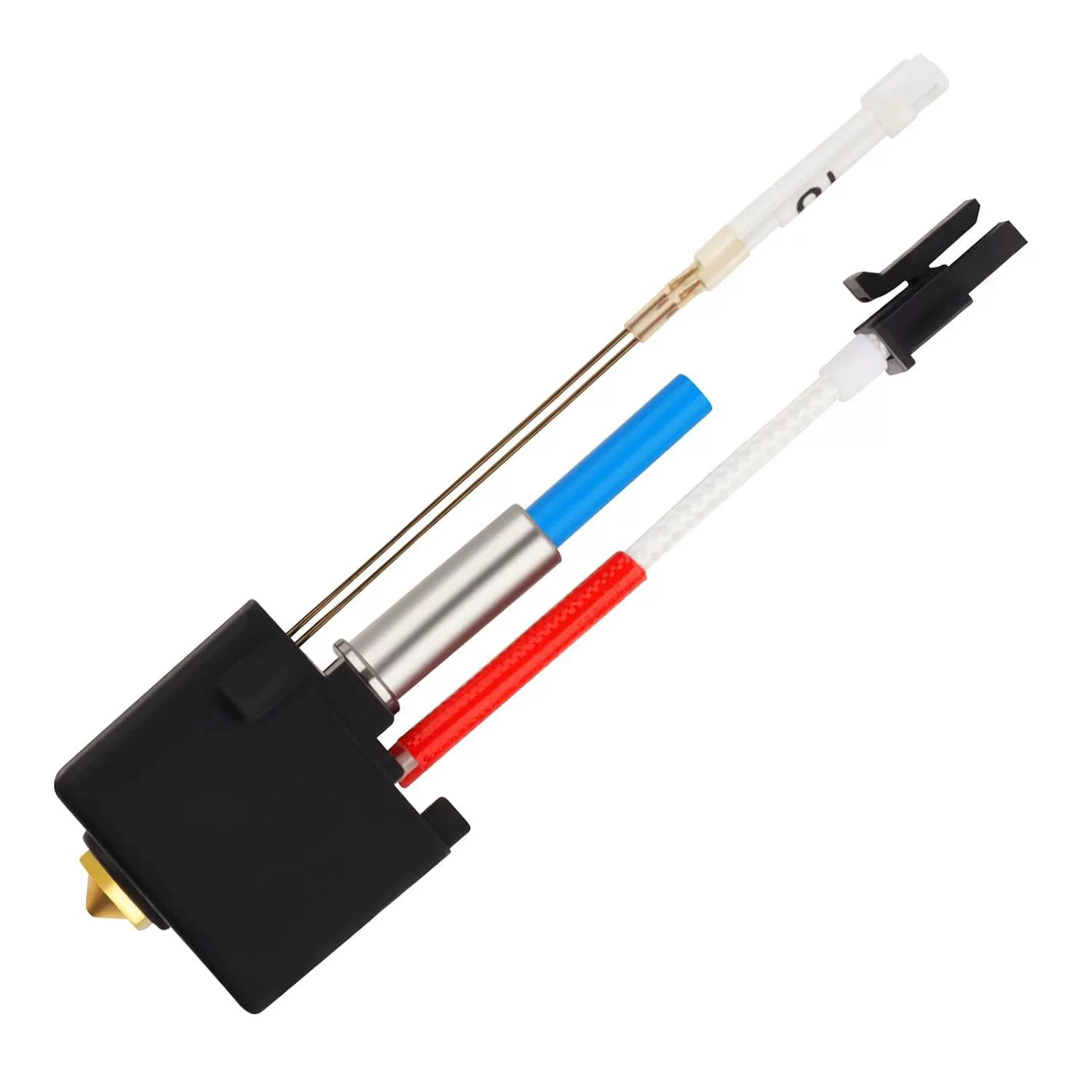 Запасной хотенд (Anycubic) совместим с Kobra/Vyper/Chiron/Mega, с PTFE‑трубкой, 12–24 В