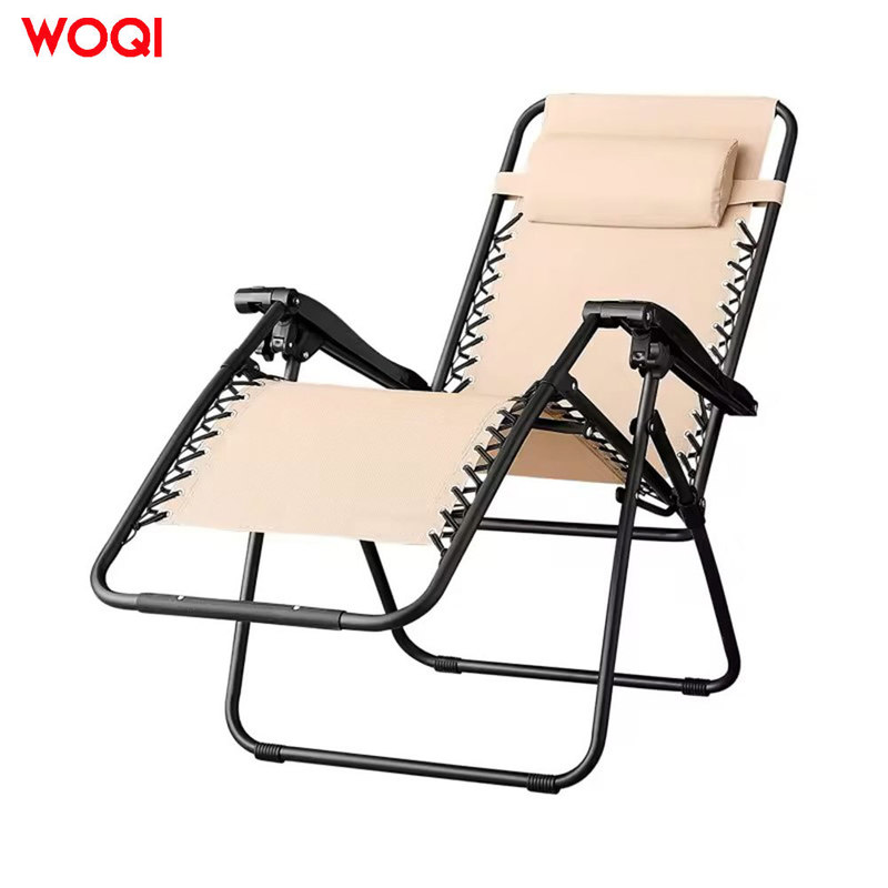 WOQI oversized foldable leisure leisure zero gravity recliner for beach terrace garden