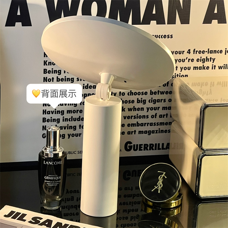 Espejo de maquillaje LED con espejo de lámpara de escritorio de alta calidad escritorio dormitorio de casa oficina espejo de maquillaje vertical