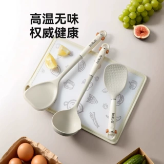 硅胶锅铲家用铲子不粘锅专用食品级耐高温炒菜铲子厨具汤勺三件套