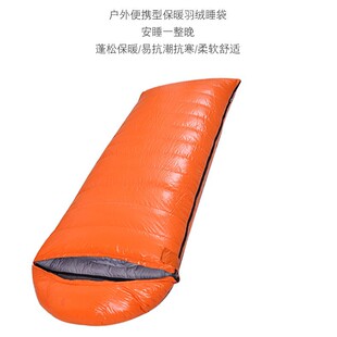 Cross-border sleeping bag thickened lightweight warm outdoor camping sleeping bag adult sleeping bag lunch break detachable