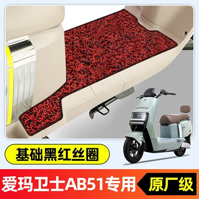 of specialized foot mat modification — Electric vehicle foot mat - emma-guard-ab51-special-edition-single-layer-thickened-wire-loop-black-and-red-b5