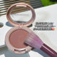 HERORANGE ~ low saturation monochrome blush plate color natural lasting not easy to take off makeup shadow repair volume integrated plate