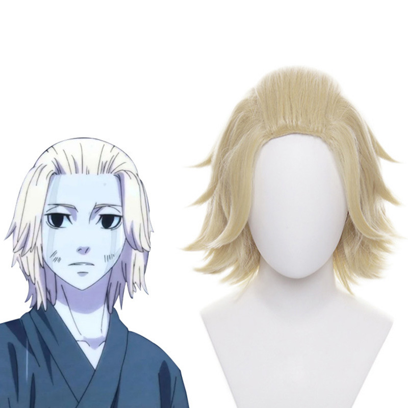 The Way of Rebirth Anime Wig Tokyo Swan Avenger cosplay Wig Sano Manjiro Factory Spot