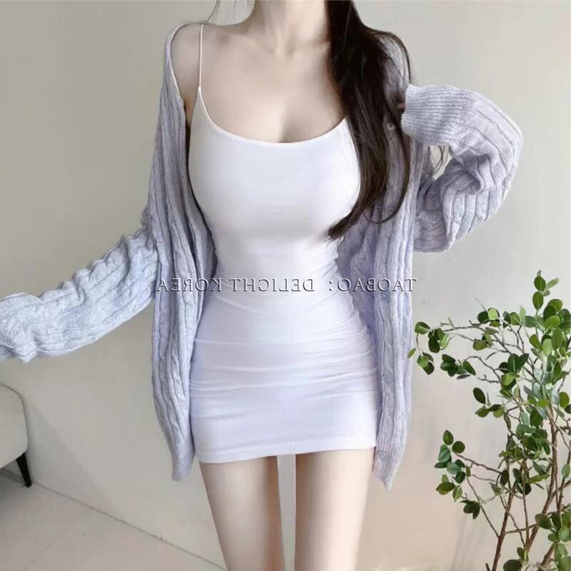 51Studio Homemade Large Size Loose Version Daily Super Fitted Knitted Large Loose Cardigan (Covering the Buttocks)