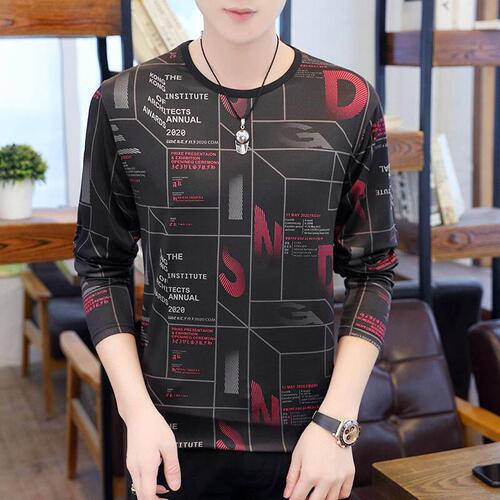 Supports multi-platform long-sleeve t-shirts, sporty, breathable, quick-drying, fashionable 3D