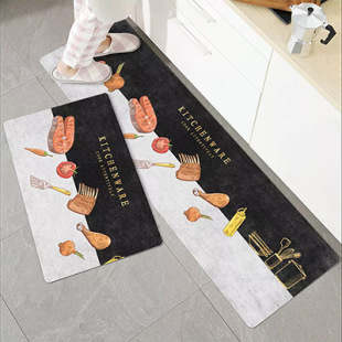 Kitchen Carpet Cross-border Daifa Modern Simple Long Floor Mat Toilet Door Bathroom Dirt-resistant Mat Foot Mat