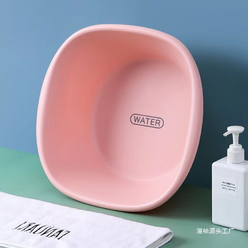 洗面器美容室和風ミニ洗面器小さなプラスチック洗面器皮膚管理洗顔洗面器オレンジ|undefined