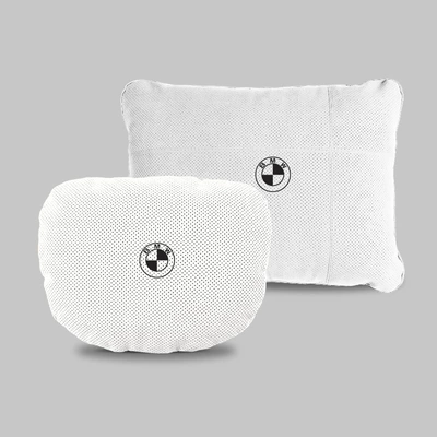 Headrest | car seat - bmw-beige-headrest-and-lumbar-support-2-pack