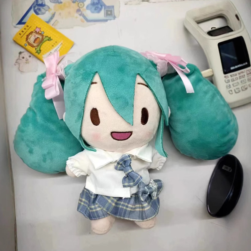 20 センチメートル初音ふふかわいい綿人形楽章未来ベビー服二次元人形着替え可能な誕生日ギフト|undefined