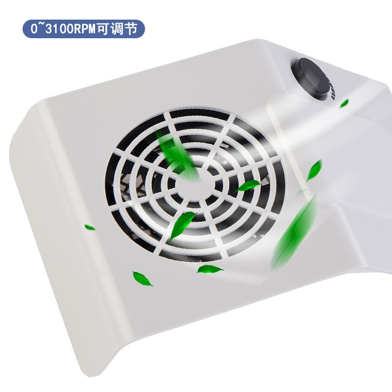 Nueva aspiradora de uñas, colector de polvo de uñas de alta potencia y velocidad ajustable, tienda de uñas, aspiradora conveniente, uñas