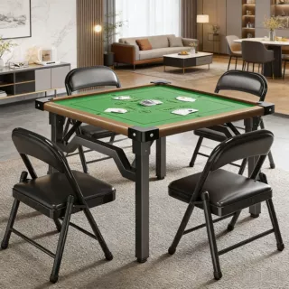 麻将桌麻将可折叠两用棋牌室象棋专用出租屋桌子餐桌棋牌家用