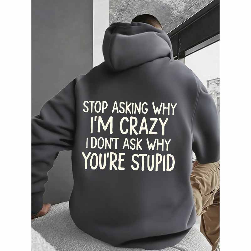 Cross-Border Foreign Trade Hooded Sweatshirt Temuwish Amazon Hot-Selling Personalized Slogan Style
