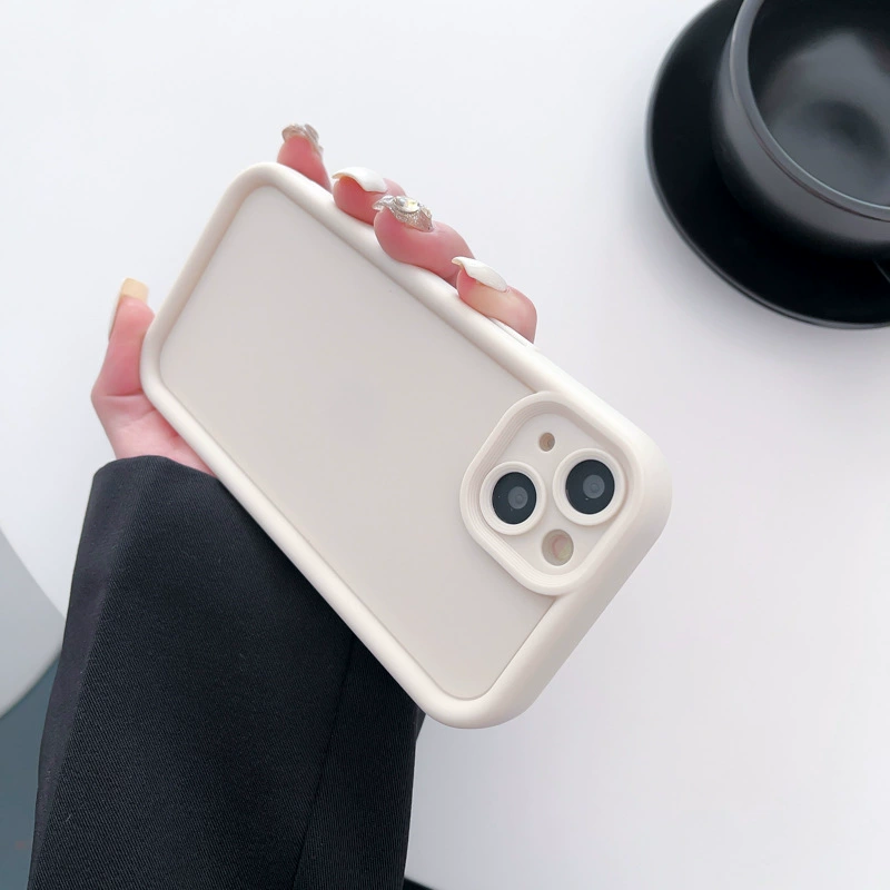 Силиконовый чехол Apple, совместимый с iPhone 14 Pro, матовый чехол, защитный, 15 Pro Max, защита от падений