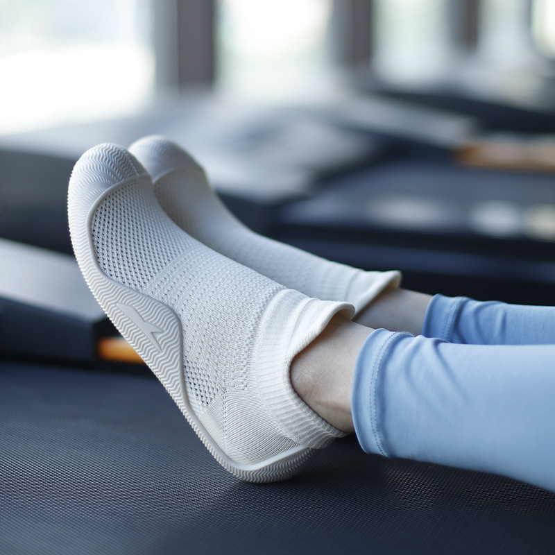 Goren Shark Floor Socks Men and Women Summer New Breathable Odor Deodorant Thin Sport Boat Socks Ice Cream Color Lightweight Sole