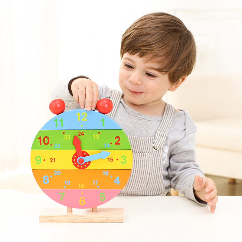 대형 조립식 블록 시계 (18개/상자)