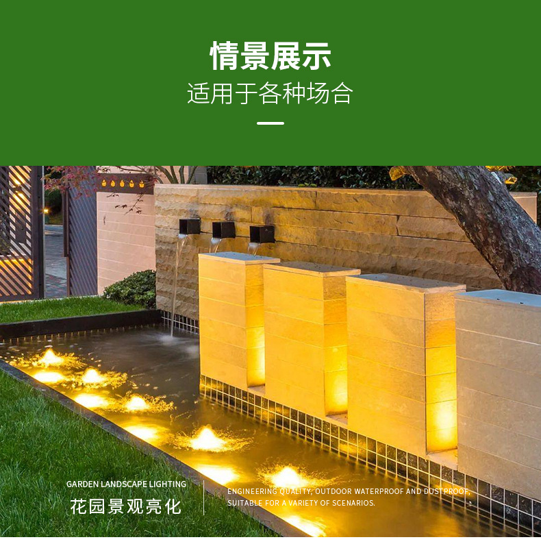 地埋灯户外防水嵌入式地灯广场公园庭院道路射灯圆形led埋地灯-阿里巴巴