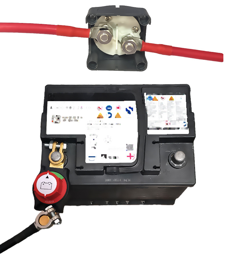 New Hexagonal Brass Battery Terminal Power-Off Switch for Car Modification Extension Accessories Power Switch Main Switch