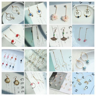 Weight jewelry earrings on weight earrings said earrings temperament Joker Korean style personality earrings earrings stall wholesale supply