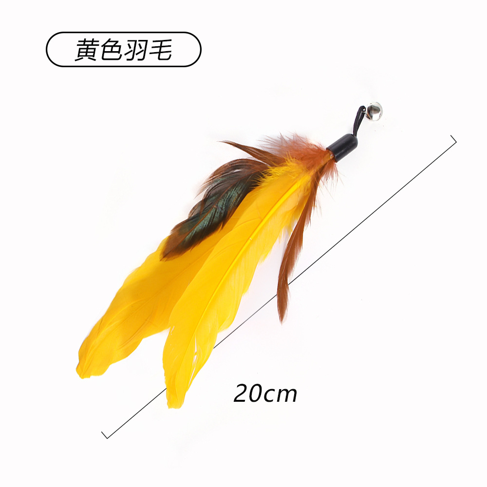 Resumen transfronterizo nueva mascota gato juguete gran pez volador cabeza de reemplazo divertido gato palo de juguete de felpa caña de pescar cabeza de reemplazo