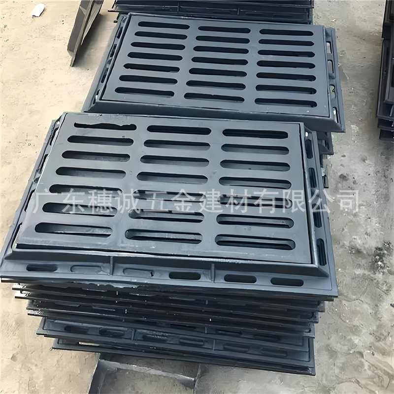 球墨铸铁雨水篦子排水沟污水盖板单篦子300*500D400球墨铸铁篦子