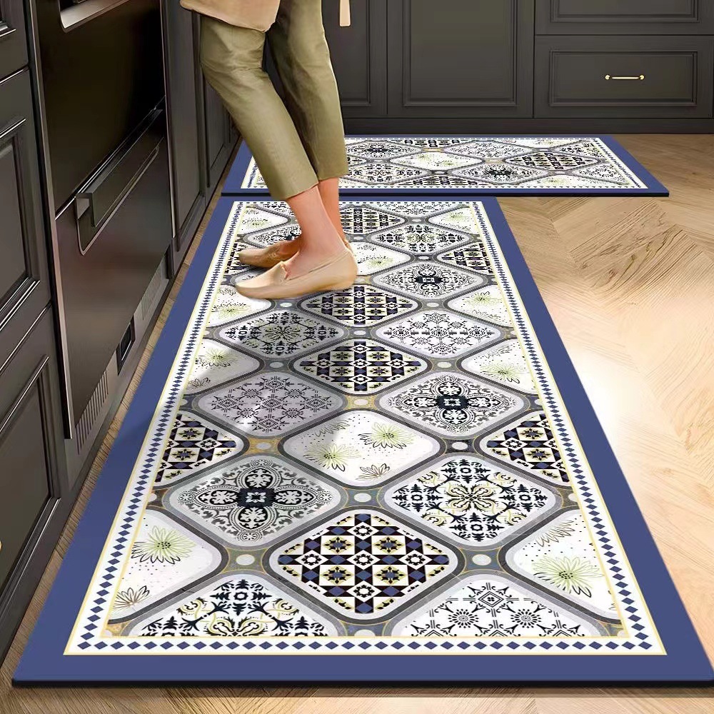 Diatom Mud Kitchen Floor Mats, Carpets, Oil-Proof Floor Mats, Home Kitchen Stain-Resistant, Water-Absorbing and Oil-Absorbing Mats, Door Entry Carpets