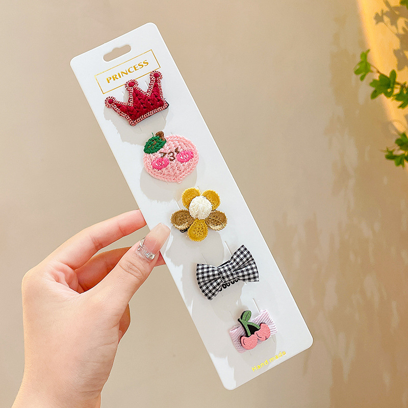 Lindo bebé fetal clip de pelo accesorios para el cabello bebé no duele el pelo horquilla volumen del pelo del bebé menos sudor clip de los niños tocado