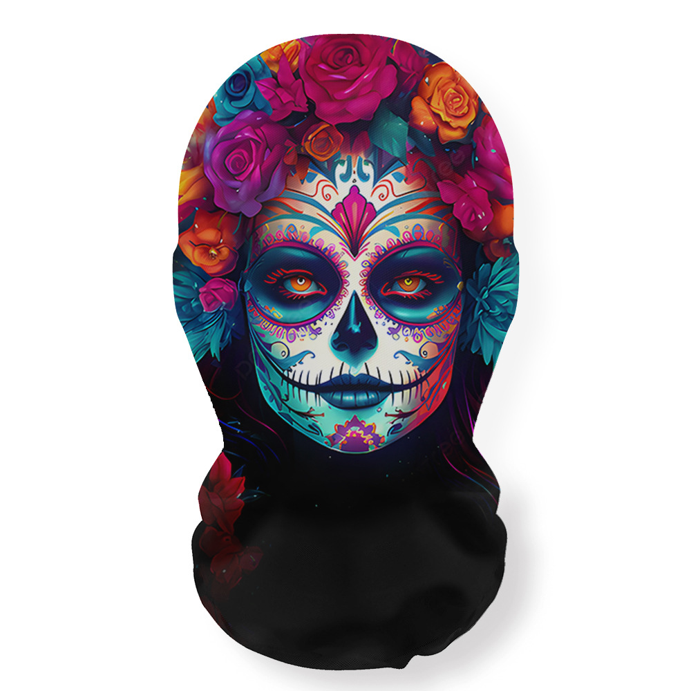 Cross-border Halloween Skull Series props parodia máscaras cubierta de cabeza nuevos productos spot todo el rostro protector solar extraño