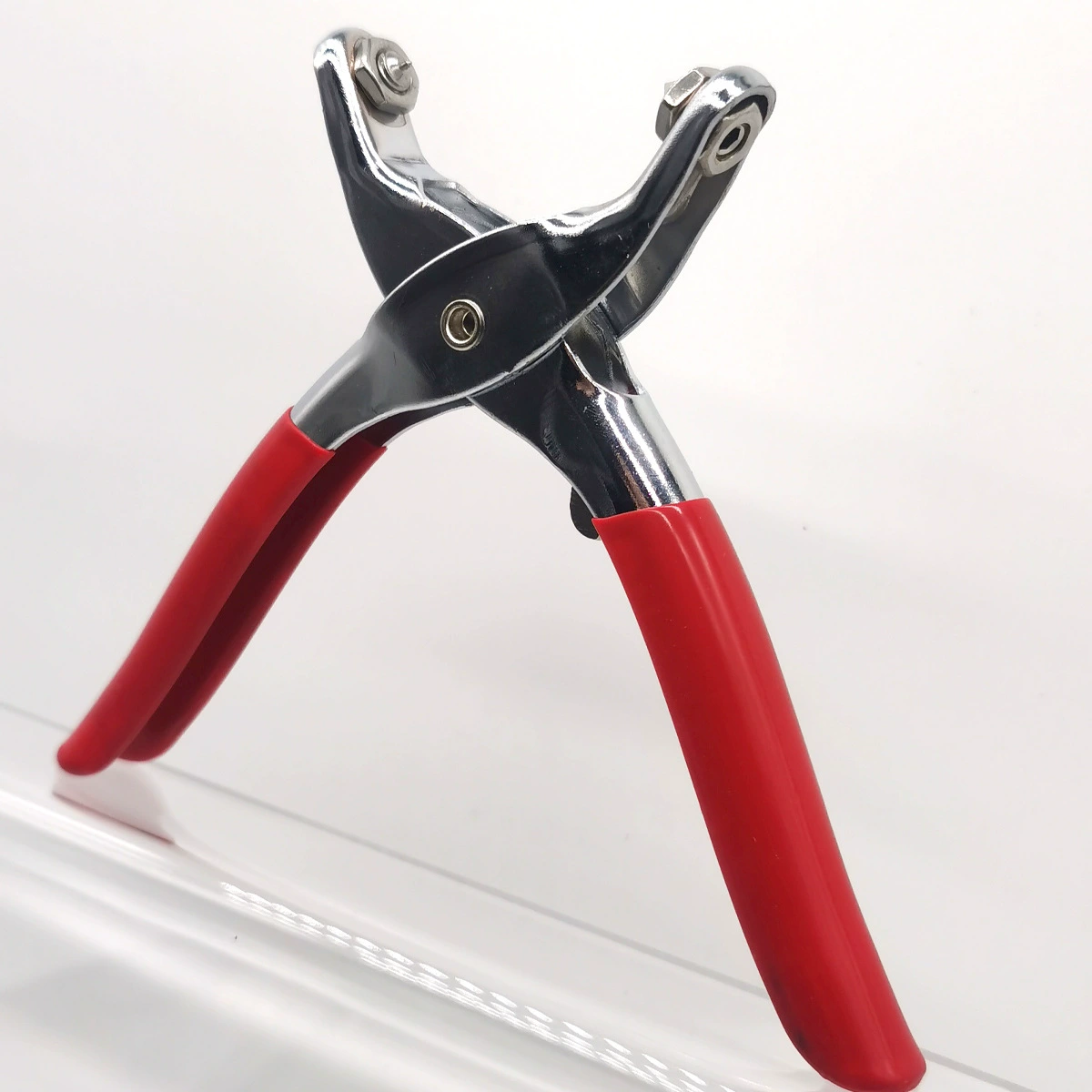 Трансграничная ракетка для бадминтона POWERTI, резиновая линия переноса изменения частиц, протектор бокового давления для ногтей, плоскогубцы для рта, инструмент, красный