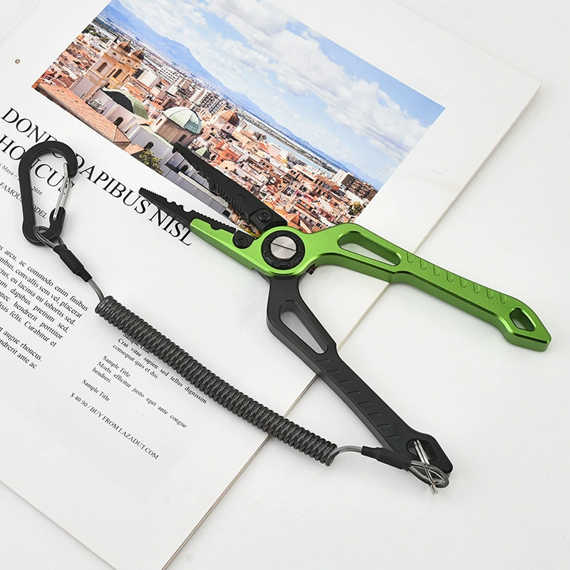 Устройство контроля рыбы Плоскогубцы Luya плоскогубцы для сбора крючков Плоскогубцы для резки проволоки из алюминиевого сплава Плоскогубцы для контроля рыбы Плоскогубцы для морской рыбалки на открытом воздухе рыболовные снасти