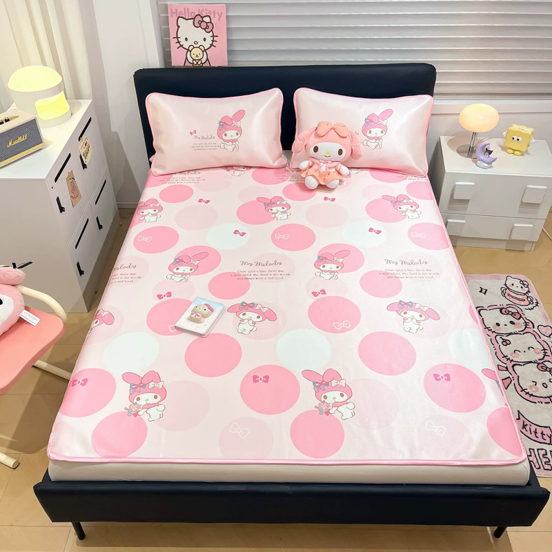 Sanrio, шелковистый мат, летний комплект, детский лист, набор из 3 шт.