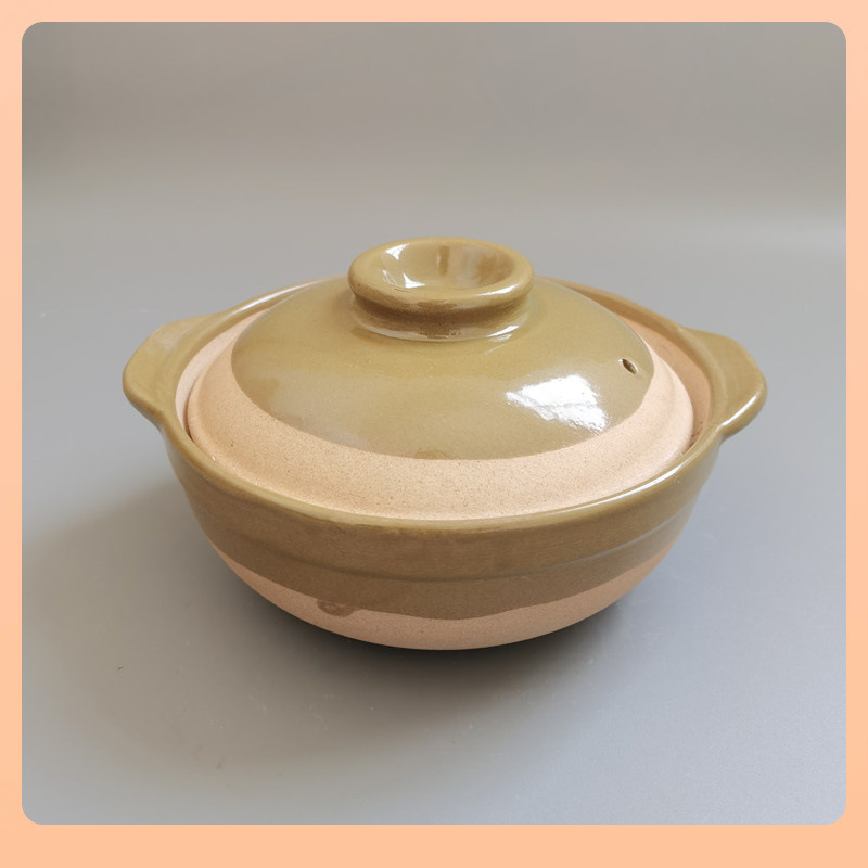 ✅煲仔饭砂锅小号煲仔传统砂锅米线商用瓦煲陶土锅粗陶砂锅粥专