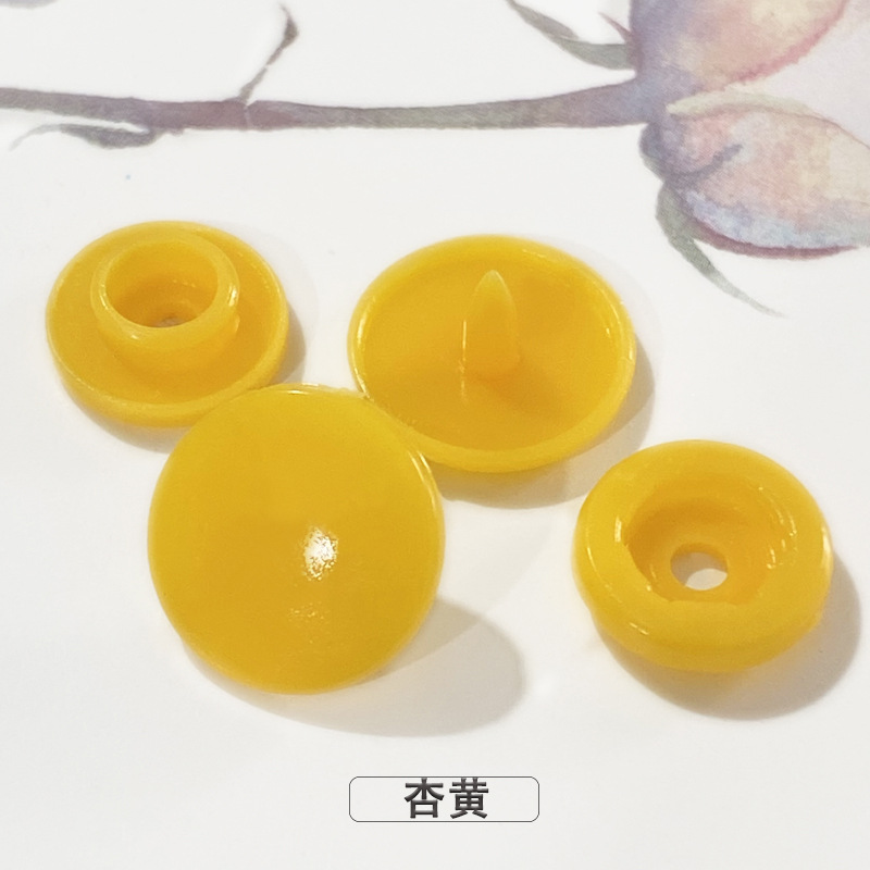 T3T5T8 impermeable con botón a presión de resina plástica, botones de ropa de bebé, botones invisibles, botones de color sin costura