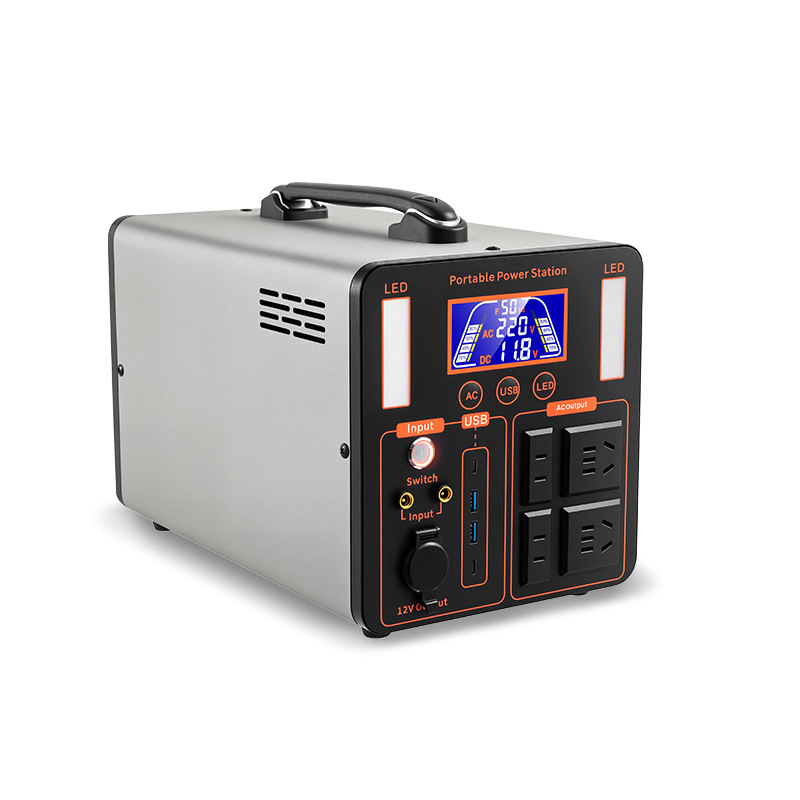 Fuente de alimentación móvil para exteriores, 220v, gran capacidad, portátil, estilo camping, batería para puesto, coche, batería de almacenamiento de energía de emergencia para el hogar