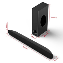 回音壁soundbar条形电视音箱无线家庭影院 120W大功率声霸蓝牙音