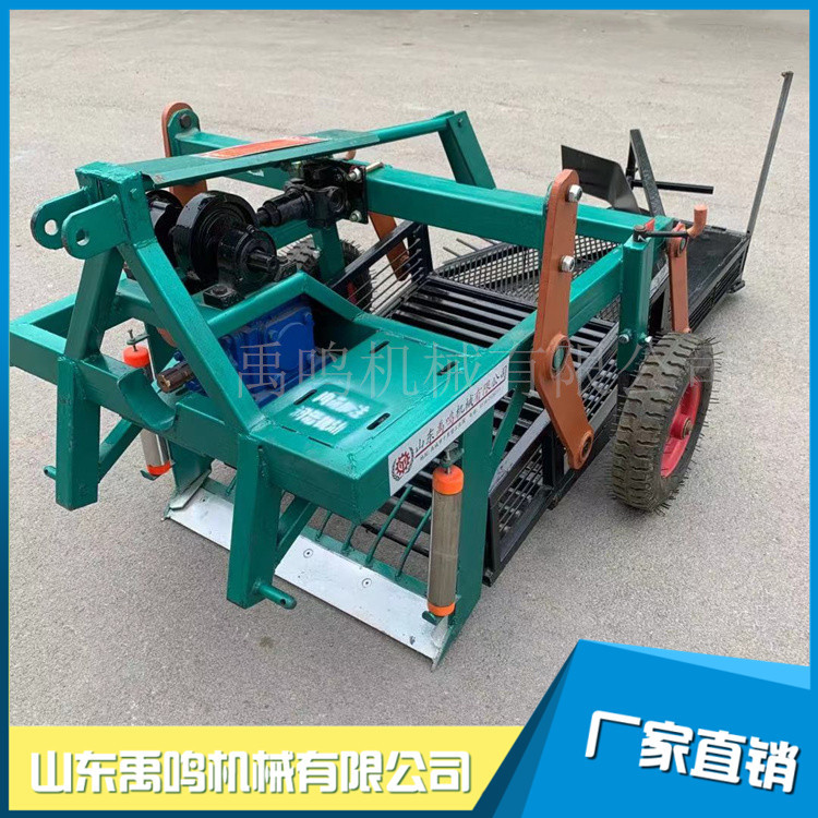 振动筛式花生收获机 链条夹持式半自动长果起果机花生大蒜收割机