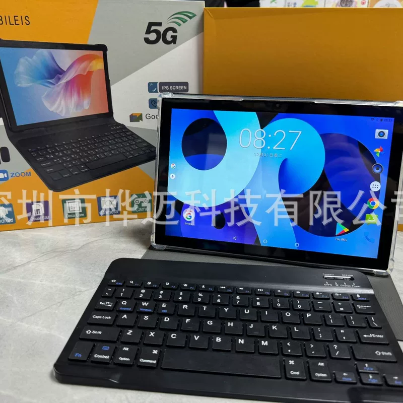 P30ULTRA планшет 10.1 дюйма для дома и детей, двухдиапазонный Wi‑Fi, с клавиатурой и мышью