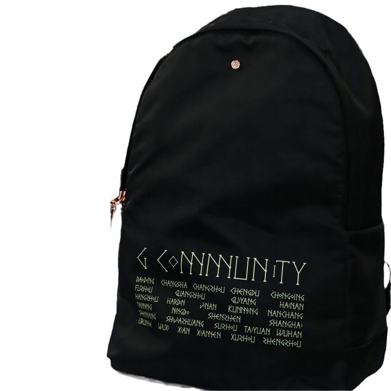 Transfronterizos personalizados de gran capacidad ocio mochila de hombro de viaje ligero estudiantes de viaje personalizados mochila de poliéster reciclado