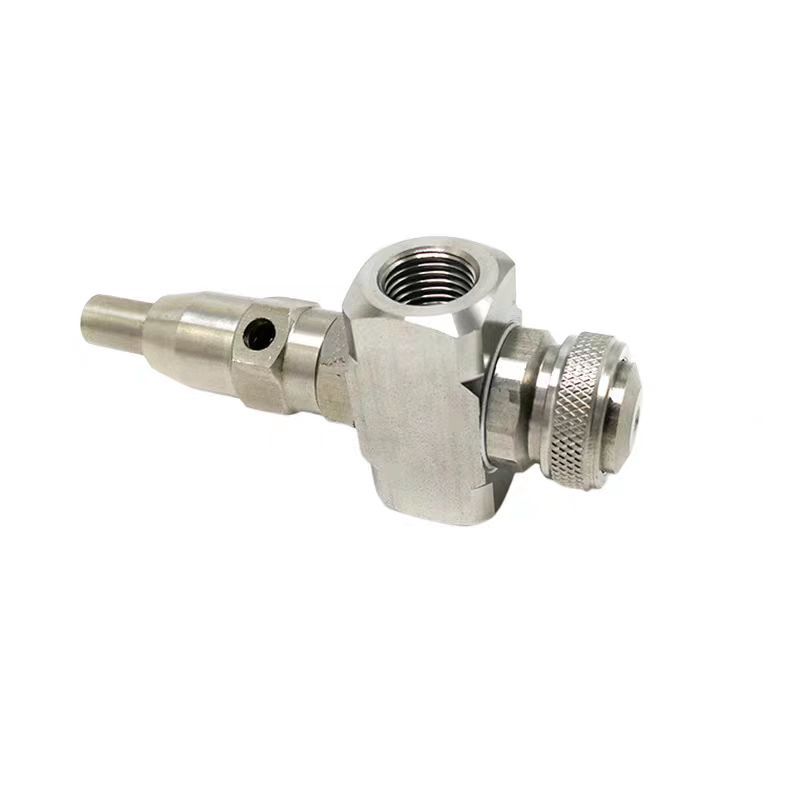 忻州市可调流量角度虹吸雾化喷嘴  1/4不锈钢空气雾化喷嘴