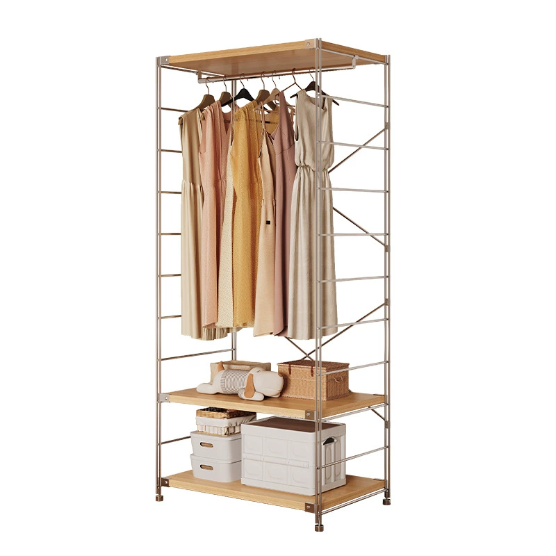 Wardrobe Shelf Rack Freestanding Metal from Yomiego