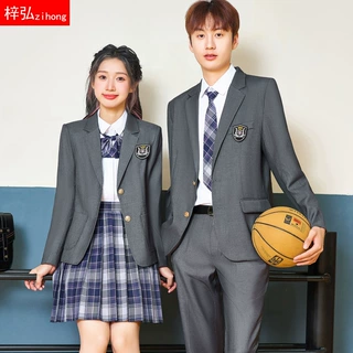 学院风西装套装男女学生校服班服英伦jk制服韩版西服幼师园服正装