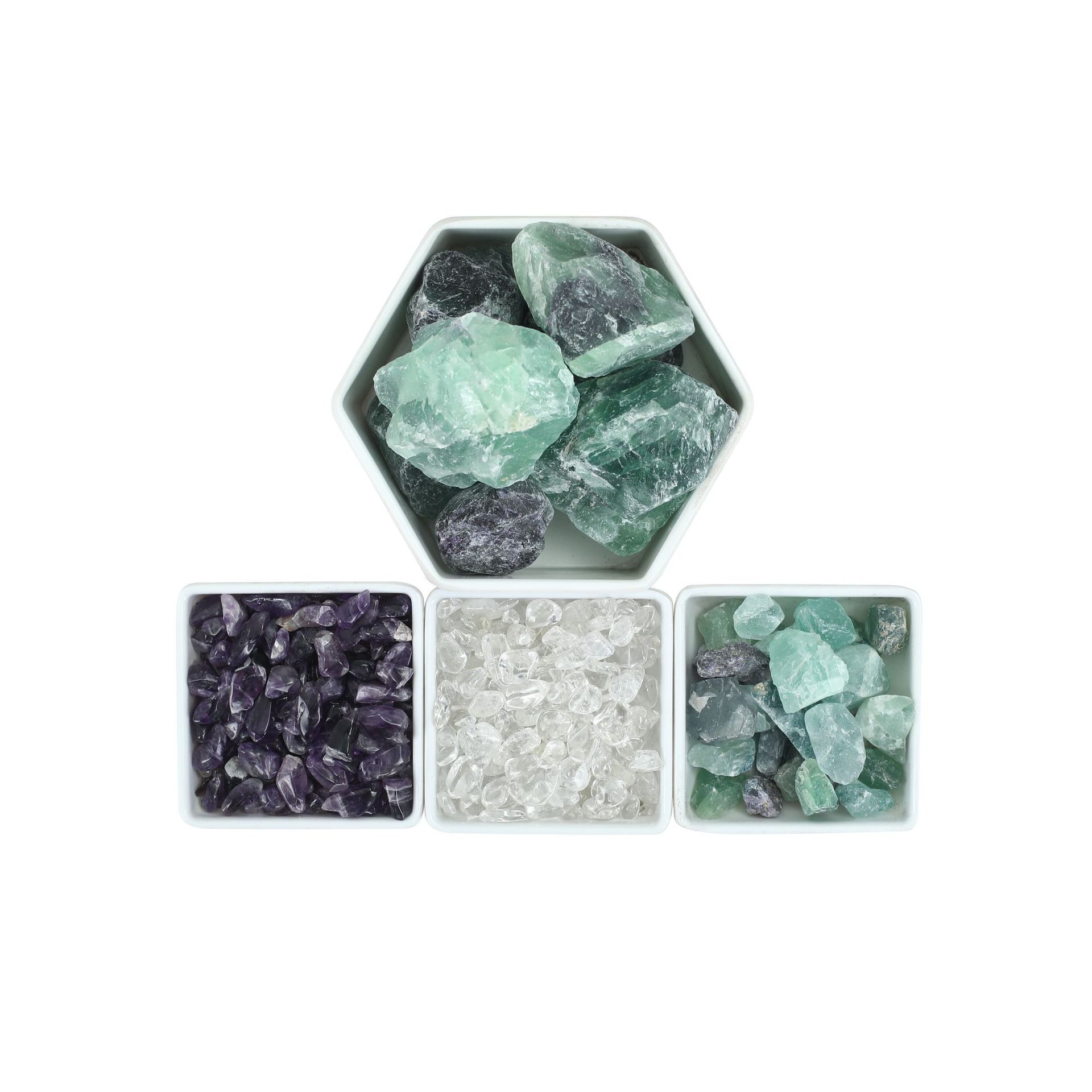 Supply of green fluorite gravel