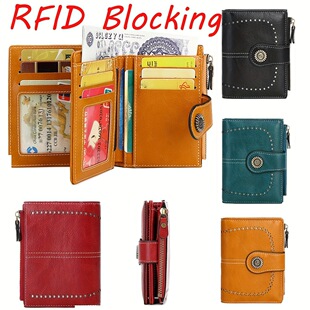 U 69118 Short RFID wallet �̿� RFID �X���W���羳�¿�