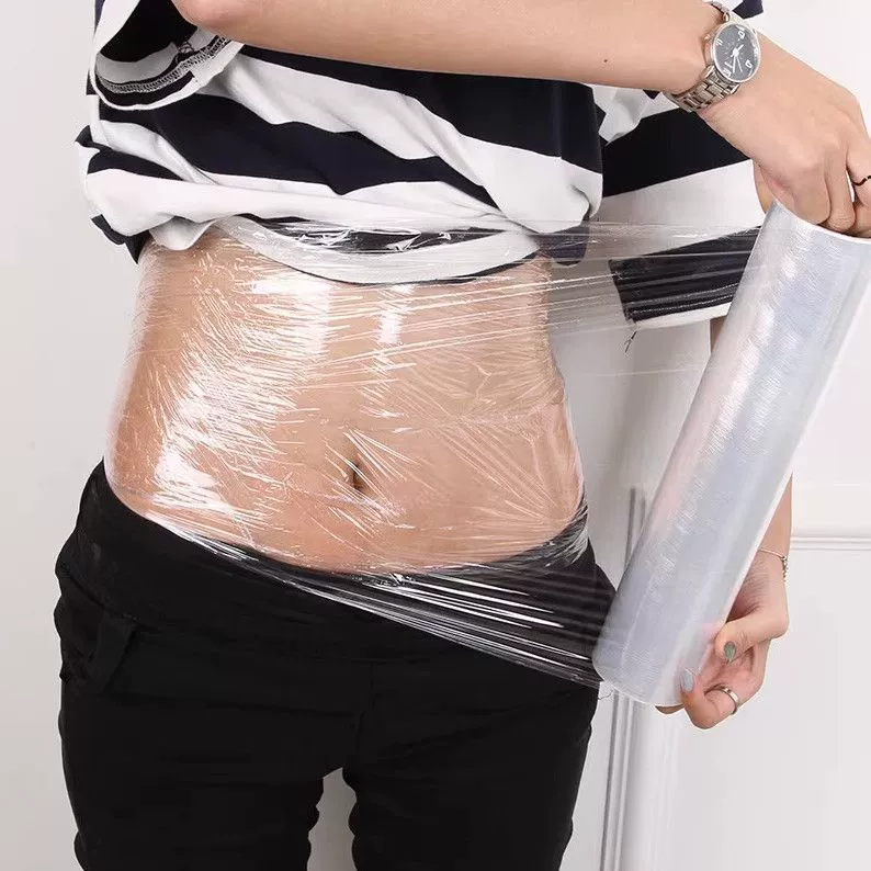 Коммерческая большая рулонная пластиковая пленка для салона красоты для домашнего похудения и живота, специальная высокотемпературная грязевая грязь для тела, спа-салон для прижигания