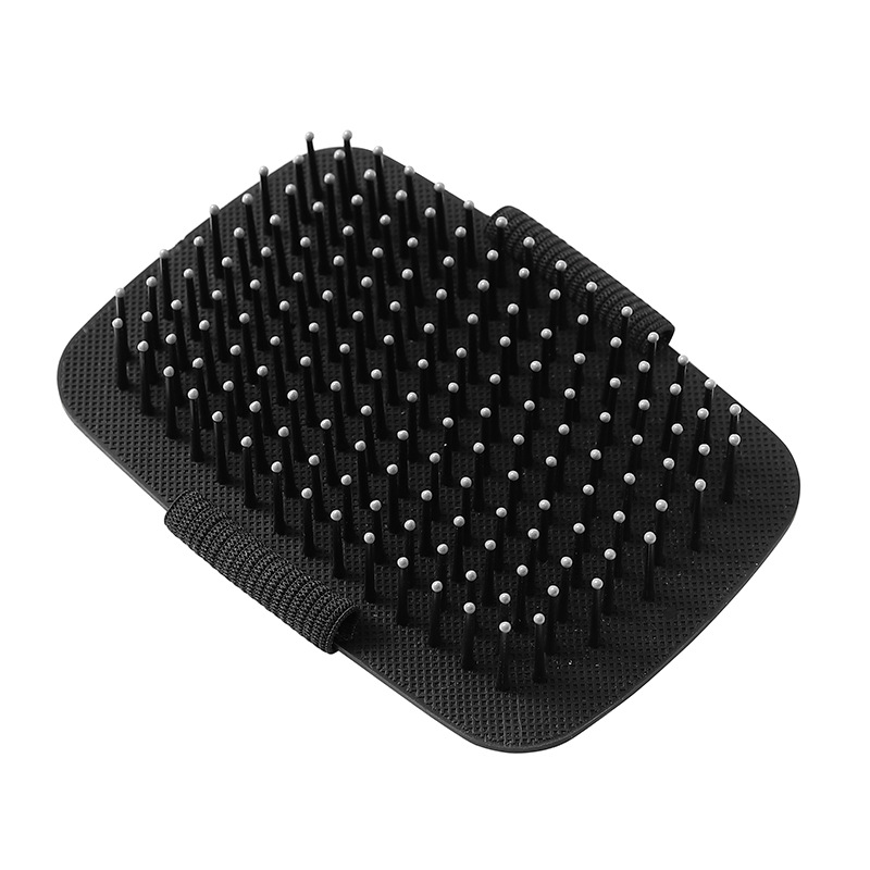 Multifuncional nueva actualización correa gatito perro mascota masaje peine de lavado de cabello conveniente para llevar y limpiar el cuero cabelludo lindo