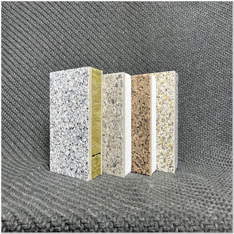 深灰色防水防潮保温复合一体板报价 外墙保温装饰一体成板