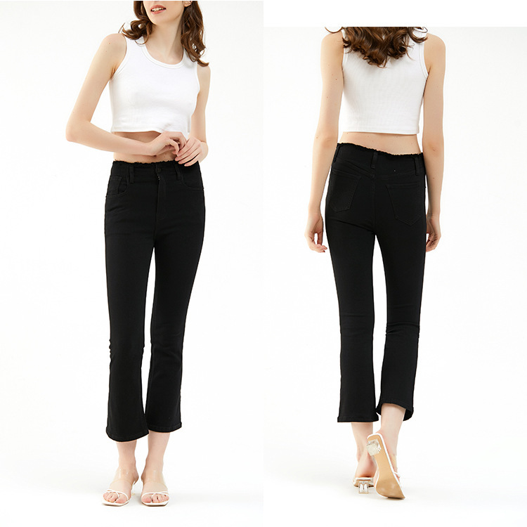 Special Offer→Fr Slimming Active Black Stretchy Slimming Cropped Jeans for Petite Women with a Slight Flare and a Trendy Look Special Offer→Fr Slimming Active Black Stretchy Slimming Cropped Jeans for Petite Women with a Slight Flare and a Trendy Look