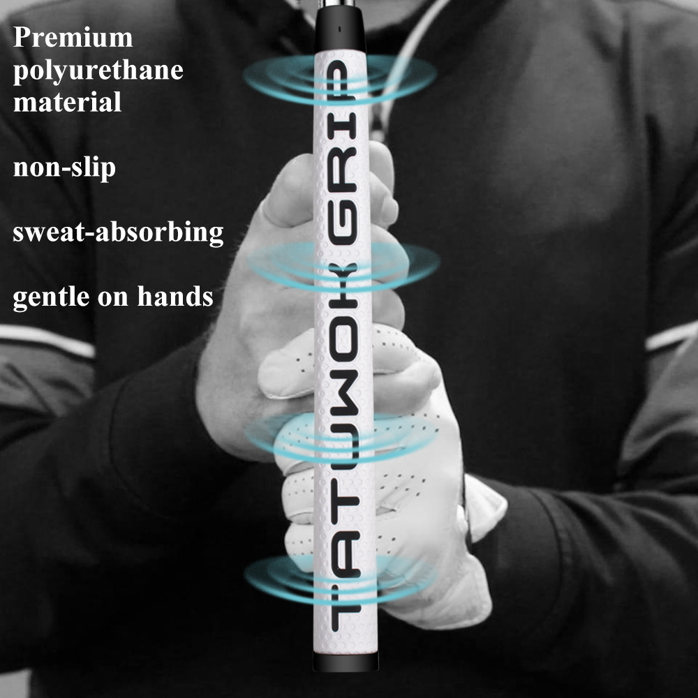 El nuevo agarre de putt de golf TATUWOK, accesorios de agarre de palo de cuero PU-venta directa de fábrica